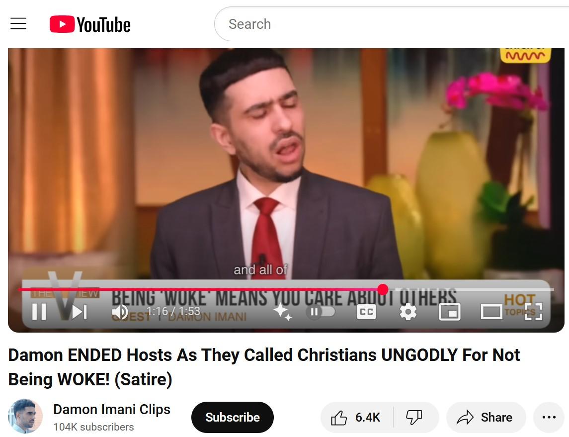Fact Check: Media Satirist Damon Imani Has NEVER Argued With Sunny